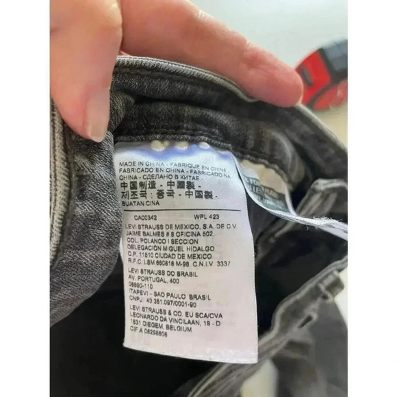 Women's Levi's 721 High Rise Skinny Jeans - Size 24 Gray Black EUC! - Picture 11 of 11